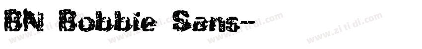 BN Bobbie Sans字体转换